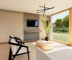 El Rack Tv Modular Tanire Grafito