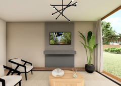 El Rack Tv Modular Tanire Grafito