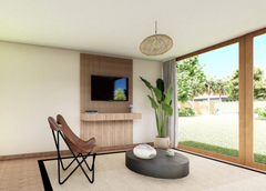 El Rack Tv Modular Tanire Walnute