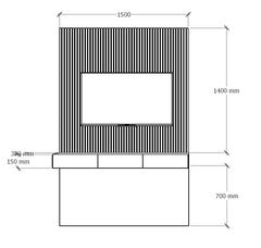 El Rack Tv Modular Tanire Sierra
