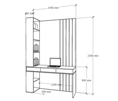 Escritorio Modular Misuwhite