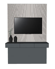 El Rack Tv Modular Tanire Grafito