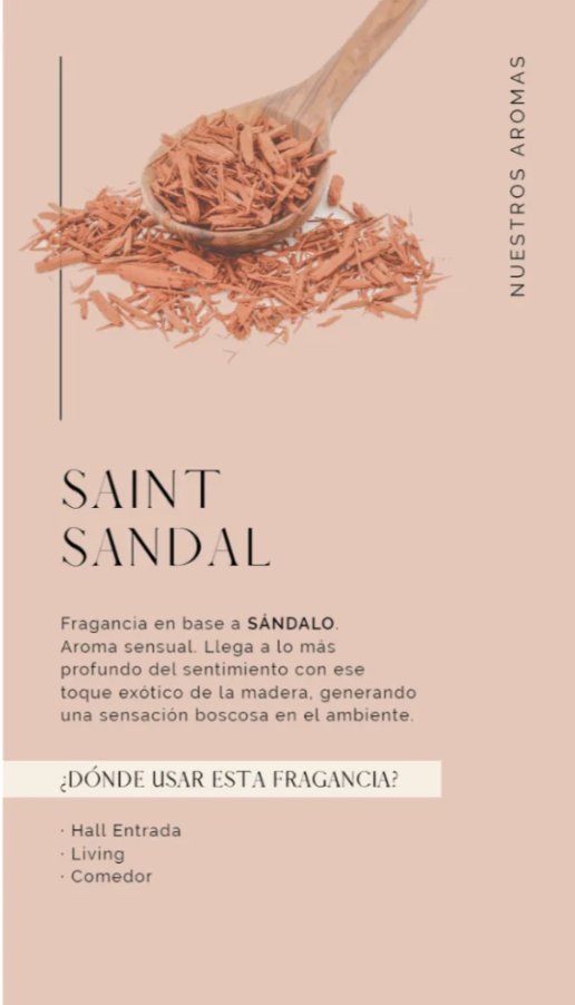 Jabón Líquido 500 ml Saint Sandal Negro